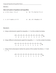 Solve each system of equations and inequalities. a. + 8 = 3 or − 6