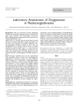 Laboratory Assessment of Oxygenation in