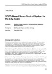 SOPC-Based Servo Control System for the XYZ Table