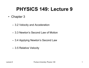T - Purdue Physics - Purdue University