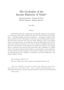 The Cyclicality of the Income Elasticity of Trade