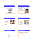 Chapter 1 Measurements