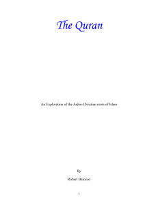 The Quran - The Orthodox Catholic Church of the New Age