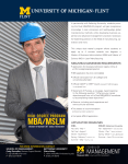 MBA/MSLM - University of Michigan