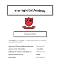 Minibus Policy - Highcrest Academy