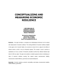 conceptualizing and measuring economic resilience