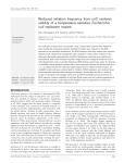 Reduced initiation frequency from oriC restores viability of a