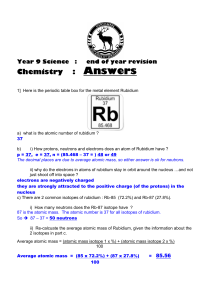 Year 9 Science revison _15-16_ end of year CHEM