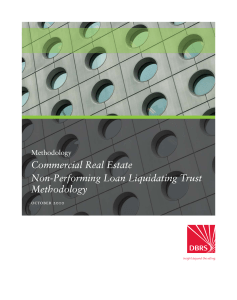 Commercial Real Estate Non-Performing Loan Liquidating Trust