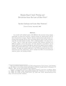 Margin-Based Asset Pricing and Deviations from the Law of One Price