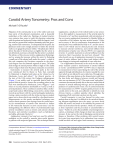 Carotid Artery Tonometry: Pros and Cons