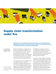Supply chain transformation under fire