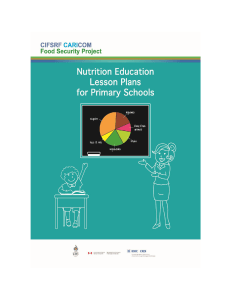 Nutrition Education Lesson Plans