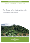Worksheets on Climate Change: The threat to tropical rainforests