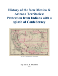 Territorial History of New Mexico and Arizona