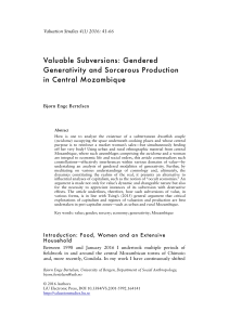 Valuable Subversions: Gendered Generativity