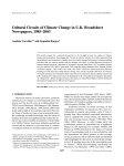 Cultural Circuits of Climate Change in U.K. Broadsheet Newspapers