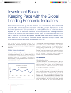 Investment Basics: Keeping Pace with the Global Leading Economic