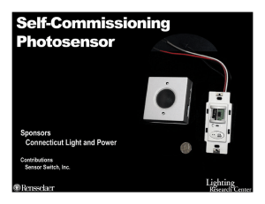 LRC Photosensor Tutorial