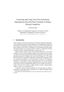 Extracting and Using Trace-Free Functional Dependencies from the
