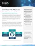 Solutions Brief - Coriant Transcend™ SDN Solution