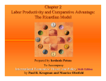 Chapter 2 Labor Productivity and Comparative Advantage: The
