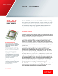 SPARC M7 Processor - Oracle Data Sheet