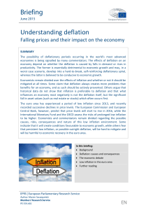 Understanding deflation - European Parliament