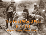 The First World War - Lee High School | Home of the Generals