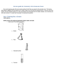 Review guide for Chemistry`s First Semester Exam Unit 1 Thinking