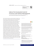 Indoor Environmental Control Practices and Asthma
