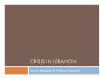 2013 Lebanon Conflict Diagnostic Presentation
