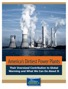America`s Dirtiest Power Plants - Environment America Research