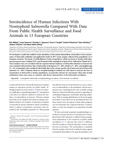 Seroincidence of Human Infections With