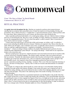 ritual practice - Commonweal Magazine
