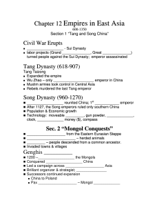 Ch 12 Empires of East Asia