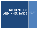 PKU: GENETICS AND INHERITANCE