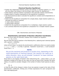 NOTE: We put the reactants and products in quotes since