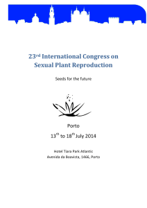 XXIII International congress on sexual plant reproduction