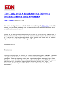 The Tesla coil