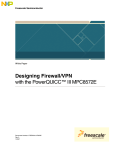 Designing Firewall/VPN with the PowerQUICC™ III MPC8572E