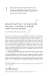 Research and theory on respect and disrespect