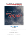The Tempest Study Guide - The Classic Theatre of San Antonio