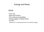 Energy and power - MIT OpenCourseWare