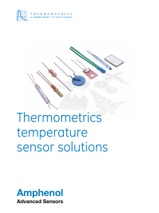 Thermometrics temperature sensor solutions