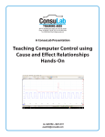 Teaching Computer Control using Cause and Effect Relationships