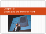 Chapter 9: Books and the Power of Print