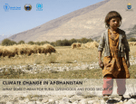 climate change in afghanistan