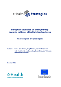 European countries on their journey towards national eHealth