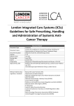 Pan London Cytotoxic Policy